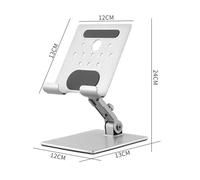 Support De Tablette En Aluminium,Support De Bureau 360 ° Station D'accueil Pliable Réglable En Hauteur Multi-Angle Rotatif Pour Table Ipad Pro Air Xiaomi.Jf01-1pc.