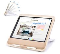 Support de Tablette en Bois pour iPad Pro 12.9/11, Air, Mini, Fire HD, Samsung Galaxy Tab et Plus Encore - Support Portable réglable pour Dessiner/Bureau/écriture/Regarder