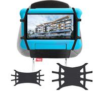 Support de tablette en silicone Hikig pour appuie-tête de voiture compatible avec iPad, iPad mini/Air/Pro, Switch, Galaxy Tabs, iPhone et téléphones portables