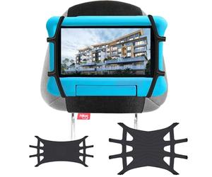Support de tablette en silicone Hikig pour appuie-tête de voiture compatible avec iPad, iPad mini/Air/Pro, Switch, Galaxy Tabs, iPhone et téléphones portables