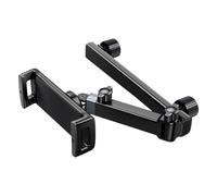 Support de tablette pour appuie-tête de voiture - 25,4 x 10,96 x 5,9 cm - Bras d'extension rétractable à double axe pour tablettes et smartphones | Accessoires de divertissement pour siège arrière de