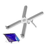 Support de tablette pour bureau - Support de tablette portable réglable pliable, support de tablette en ABS durable, support de visualisation d'angle, design léger | Pour la maison, le bureau, l'école