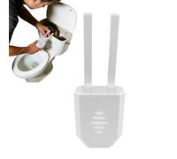 Support de tablette pour cuvette de toilette, installation facile, support de rangement réglable pour agent - Support de tablette de nettoyage de toilettes | pour restaurant, appartement, entreprise