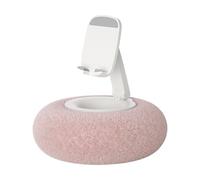 Support de tablette pour téléphone portable - Support court en forme de coin - Support en polaire pour levage court - Coussin de loft avec équilibre étendu - Support multimédia en peluche avec