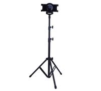 Support de Tablette Réglable Rotatif Télescopique pour 7 à 10 Pouces | Alliage D’aluminium et Pc, Joint Orientable, Angle de Vision Modulable, Noir