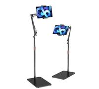 Support de tablette universel pour tablette, lit, téléphone - Demi-hauteur réglable - Compatible avec iPhone, iPad Pro Air Mini, Samsung Tab, Kindle