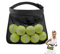 Support de taille pour balle de tennis, sac de ramassage pour balle de tennis de table - Pochette de rangement respirante pour accessoires de baseball, sac banane de golf portable pour salle de sport