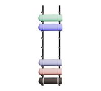Support de Tapis de Yoga en métal, Support de Rangement Mural pour équipement d'exercice, adapté aux Rouleaux en Mousse/Tapis d'exercice, en Fer, pour Une Utilisation à Domicile/Studio/Club