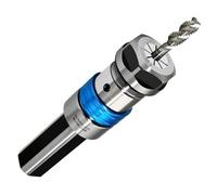 Support de taraud flottant for tour CNC, gabarit de taraudage à mandrin télescopique for tarauds à tige droite, Construction en acier 20CrMrTi(Round Shank ER25-20)