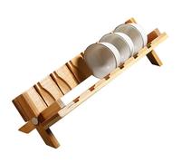 Support de tasse pliable et portable en forme d'arbre, organiseur de tasses à café et à thé, support de drainage pour salon, bureau, matériau durable et robuste