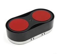 Support de tasse pour console de camion avec anneaux réglables et coussinets absorbant les vibrations pour boissons