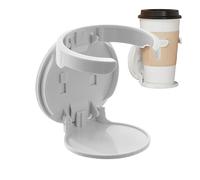 Support de tasses pliable : grille de tasse pliable montée au mur de 9,5 x 9,5 x 10,1 cm, organisateur de tasses de rangement avec crochets pour l'armoire de comptoir de cuisine, porte-gobelet en C