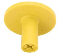 Support de Tee en Caoutchouc pour la Pratique de la Conduite, Accessoires d'entraînement de Base Stable en Hauteur pour Une Utilisation Intérieure et Extérieure (Yellow)