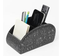 Support De Télécommande Avec 5 Poches, Grand Support Pour Tv, Dvd, Clé 4K Et Télécommandes Bluray, Rangement Pour Crayons, Argent Rétro[TEL9120487]