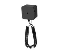 Support de télécommande magnétique pour télécommande - Support mural | Organiseur de télévision magnétique sécurisé avec cordon rétractable pour le salon
