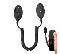 Support de télécommande magnétique, support mural pour télécommande TV avec corde à ressort pour tableau blanc, ventilateur LED AC, salle de classe, chambre à coucher, salon, garage, camping-car