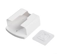 Support de télécommande mural en ABS, blanc/noir/gris, autocollant, 10 × 6,5 × 4 cm, s'adapte aux télécommandes AC et TV pour la maison et le bureau (grand)