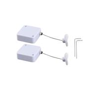 Support de Télécommande Rétractable avec Verrou, 2 Cordons de Sécurité Robustes de 2 M avec Câble Ajustable pour Télécommandes