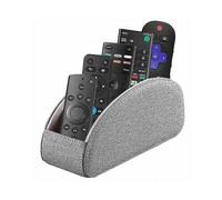 Support de télécommande TV à 5 compartiments, boîte de rangement en cuir PU