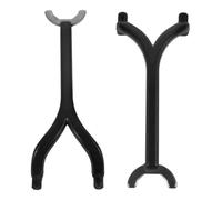 Support de Téléphone à Bascule pour Podomètre, Base Stable Automatique | Plastique et Fer, Installation Facile, Compatible Plusieurs Marques de Podomètre, Noir