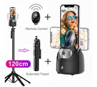 Support de téléphone à cardan à suivi automatique du visage,perche à selfie pour téléphone en direct Vlog,vidéo de suivi AI intelligente,stabilisateur de cardan en direct,tré - Type Q5-BK-RM-TRIPOD