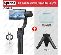 Support de téléphone à cardan anti-secousse,F8,déterminer 3 axes,stabilisateur d'enregistrement vidéo,Xiaomi,iPhone,téléphone portable,smartphone - Type D