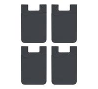 Support de téléphone à coller - Portefeuille adhésif fin en silicone, pochette arrière universelle pour smartphone | Poche extensible pour poignée, double couche, pour un transport décontracté, un