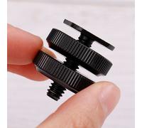 Support de téléphone à double écrou pour chaussures chaudes, adaptateur pour GoPro Hero, accessoires pour Canon, Sony, Nikon, appareil photo DSLR, 1/4