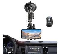Support de téléphone à monter sur voiture - Universel Top Down Shootin | Support de streaming | Support de téléphone avec ventouse de la perspective Ego | Support de téléphone de voiture réglable à
