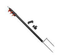 Support de téléphone à piquet en métal - Support de téléphone à piquet télescopique réglable pour une utilisation en extérieur, support en métal pour tournage, randonnée, diffusion en direct, chasse