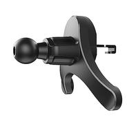 Support de téléphone à tête sphérique pour grille d'aération de voiture - Accessoires de chargeur de téléphone portable - Support de fixation résistant aux chocs - Matériel mural pour étagères légères