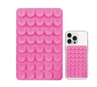 Support de téléphone à ventouse - Carré en silicone | Double face 80 Grain Sticky Pho-ne Holder Octopus Grip Antidérapant Portable Stand | Accessoire mobile Smartphone pour la maison, les voyages