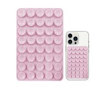 Support de téléphone à ventouse - Carré en silicone | Double face 80 Grain Sticky Pho-ne Holder Octopus Grip Antidérapant Portable Stand | Accessoire mobile Smartphone pour la maison, les voyages