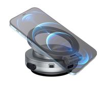 Support de téléphone à Ventouse magnétique, Support de téléphone magnétique pour Voiture - Support de Rotatif à Ventouse,Fournitures de Voiture Pliables et réglables à 270 °, Support de voit