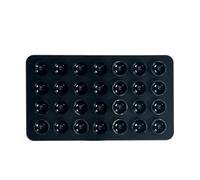 Support de téléphone à ventouse - Réglable double face 24 ventouses | Poignée adhésive multi-angle réutilisable pour téléphone portable, support stable pour smartphone, pour conduire, cuisiner, se