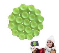 Support de téléphone à Ventouse, Support de téléphone de Voiture à Ventouse | Poignée de boîtier de téléphone Accessoires de téléphone pour miroir de douche, tableau de bord de voitur Vert
