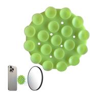 Support de téléphone à ventouse, support de téléphone de voiture à ventouse | Poignée de boîtier de téléphone Accessoires de téléphone pour miroir de do Vert
