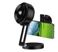 Support de téléphone à ventouse - Support magnétique de voiture - Double ventouse - Support de téléphone rétractable - Accessoire d'intérieur de voiture - Support électrique sous vide pour les