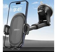 Support de téléphone à ventouse universel pour pare-brise/tableau de bord/fenêtre avec coussinet en gel collant puissant, compatible avec iPhone, Samsung et autres smartphones…