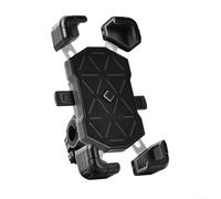 Support de téléphone anti-secousses pour vélo avec poignée à quatre griffes pour une navigation fiable sur les vélos tout terrain (D)