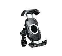 Support De Téléphone Anti-Vibration pour Moto, Fixation sur Guidon À Rotule 2,5 Cm, Utilisation Main, Système Antivol Téléphones 13,7 18,3