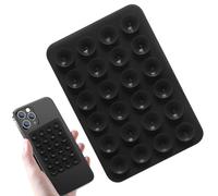 Support de téléphone Autocollant en Silicone - Support de téléphone Portable - Ventouse autocollante - Tapis à Ventouse pour téléphone Portable - Alimentation Mobile