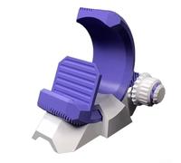 Support de téléphone avec mécanisme à chevrons pour une visualisation stable dans les véhicules et les espaces intérieurs compatible avec divers appareils (modèle C blanc)