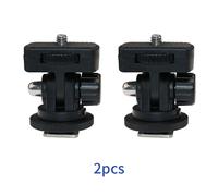 Support De Téléphone Avec Pince De Montage,Prise De Vue Horizontale Et Verticale Pour Smartphone,Support De Chaussure Froide,Lumière Vidéo,Micro - Type 2 Pcs #C