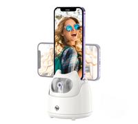 Support de téléphone avec rotation à 360 °,AI Intelligent,suivi automatique du visage,stabilisateur de support,cardan pour smartphone,prise de vue vidéo,iPad,tablette,PC - Type Q5-WH