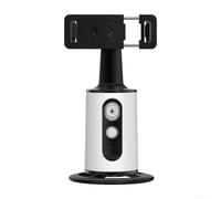 Support de téléphone avec suivi du visage AI avec support rotatif à 360 degrés, support intelligent pour streaming en direct, appels vidéo et création de contenu (YT11)