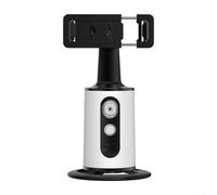 Support de téléphone avec suivi du visage AI, support rotatif à 360 degrés pour stabilisateur, support de caméra à suivi automatique pour le streaming en direct, stabilisateur d'enregistrement vidéo