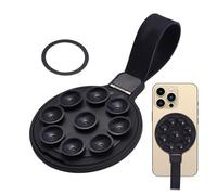 Support de téléphone avec ventouse de salle de bain, support de téléphone avec ventouse magnétique | anneau magnétique pour prise de téléphone, support de bague avec poignée pour smartphone pour