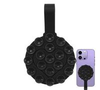 Support de téléphone avec ventouse en silicone - Support adhésif avec ventouse, support pour étui mobile | Poignée adhésive portable pour vidéo, selfie, accessoire pour support smartphone, design a