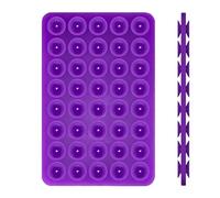 Support de téléphone avec ventouse, ventouse pour téléphone en silicone | Prise adhésive pour téléphone portable | Étui de téléphone portable avec aspiration de 40 grains pour maison, hôtel, école